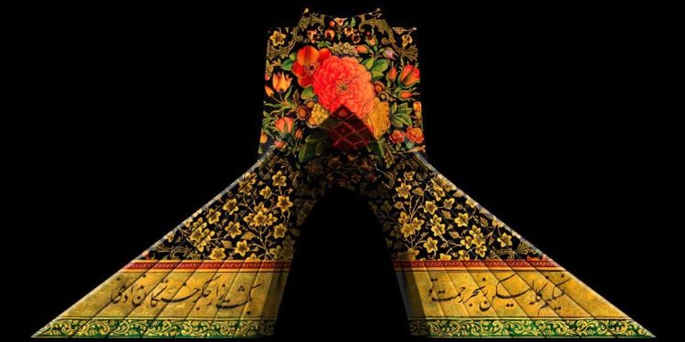 برج آزادی میزبان بزرگترین رویداد هنر خوشنویسی زنان ایران 1 برج آزادی میزبان بزرگترین رویداد هنر خوشنویسی زنان ایران