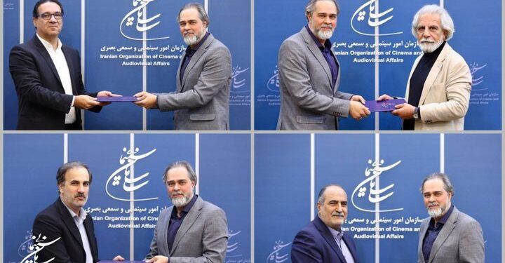 جلسه تودیع و معارفه معاونان سازمان سینمایی برگزار و حکم دبیر چهل و سومین اهدا شد