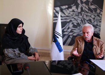 نادره رضایی معاون امور هنری وزارت فرهنگ و ارشاد اسلامی در خانه تئاتر