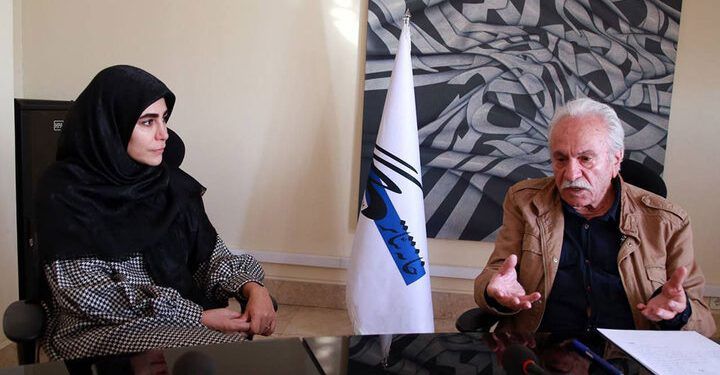 نادره رضایی معاون امور هنری وزارت فرهنگ و ارشاد اسلامی در خانه تئاتر