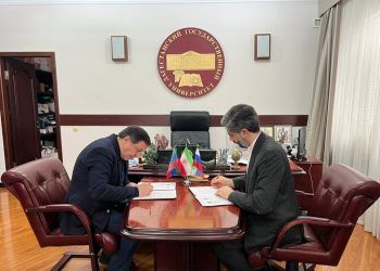 تفاهمنامه همکاری رایزنی فرهنگی ایران و دانشگاه داغستان امضا شد