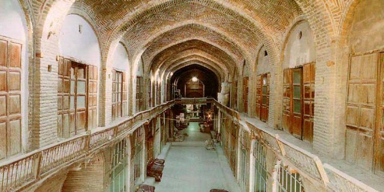 پایان عملیات مرمت تیمچه سرای نوذری با اعتباری بالغ بر ۴میلیارد تومان