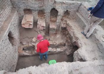 کشف سازه صنعتی در محوطه باستانی دیگه‌ور گرمی