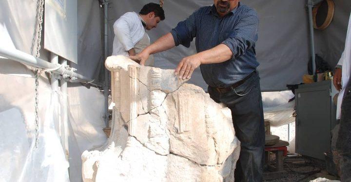 آغاز عملیات مرمت گل‌ستون هخامنشی