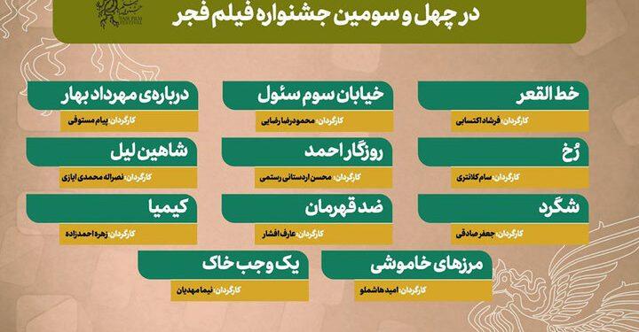 رقابت ۱۱ مستند برای سیمرغ بلورین فیلم فجر ۴۳ 1 رقابت ۱۱ مستند برای سیمرغ بلورین فیلم فجر ۴۳