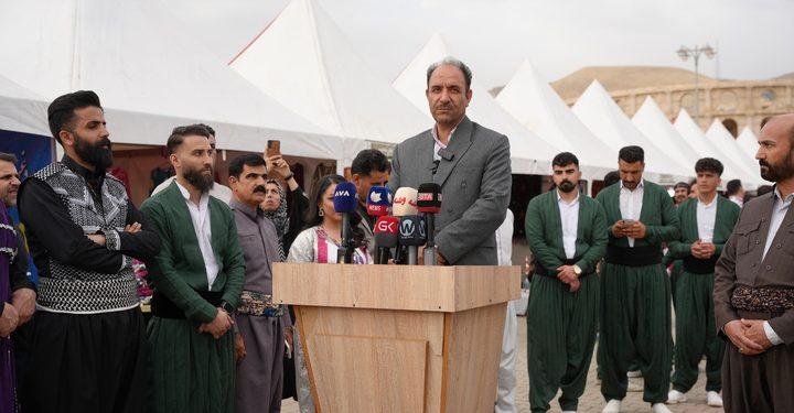 افتتاح نمایشگاه صنایع‌دستی ایران در سلیمانیه عراق