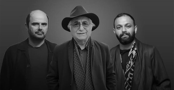 علی مصفا، صابر ابر و شمس لنگرودی در فیلم «چشم‌هایش»