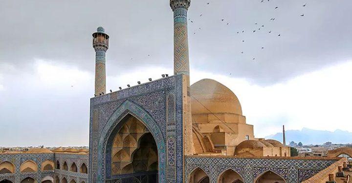 عملیات مرمت گنبد تاج الملک مسجد جامع عظیم اصفهان 1 عملیات مرمت گنبد تاج الملک مسجد جامع عظیم اصفهان