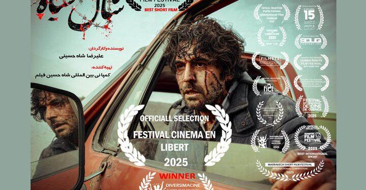 فیلم کوتاه «شال سیاه» در جشنواره فرانسوی 1 پوستر فیلم کوتاه «شال سیاه» در جشنواره فرانسوی