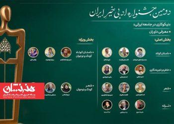 داوران دومین جشنواره ادبی خیر ایران در بخش های مختلف معرفی شدند