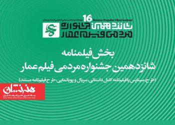 جزییات بخش فیلمنامه شانزدهمین جشنواره فیلم عمار