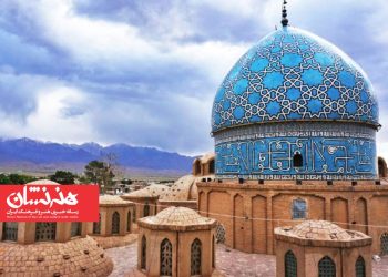 مرمت گنبد آرامگاه شاه نعمت‌الله ماهان انجام شد