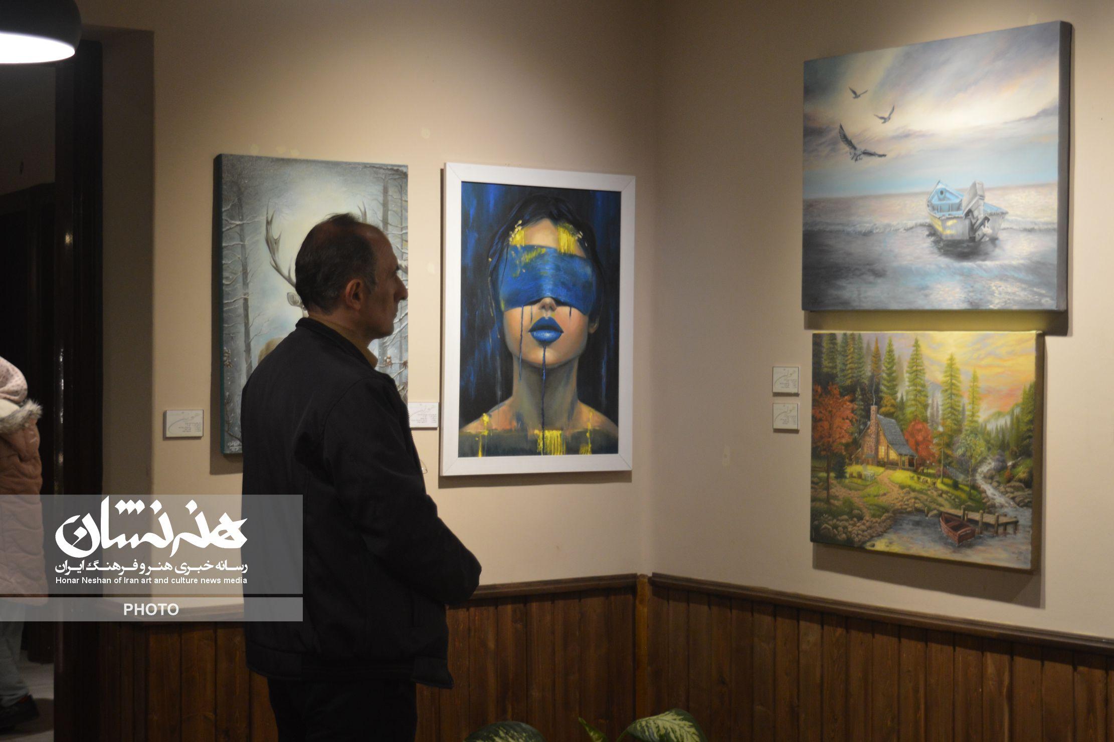 گزارش تصویری نمایشگاه گروهی «هوران درخانه صوفی»