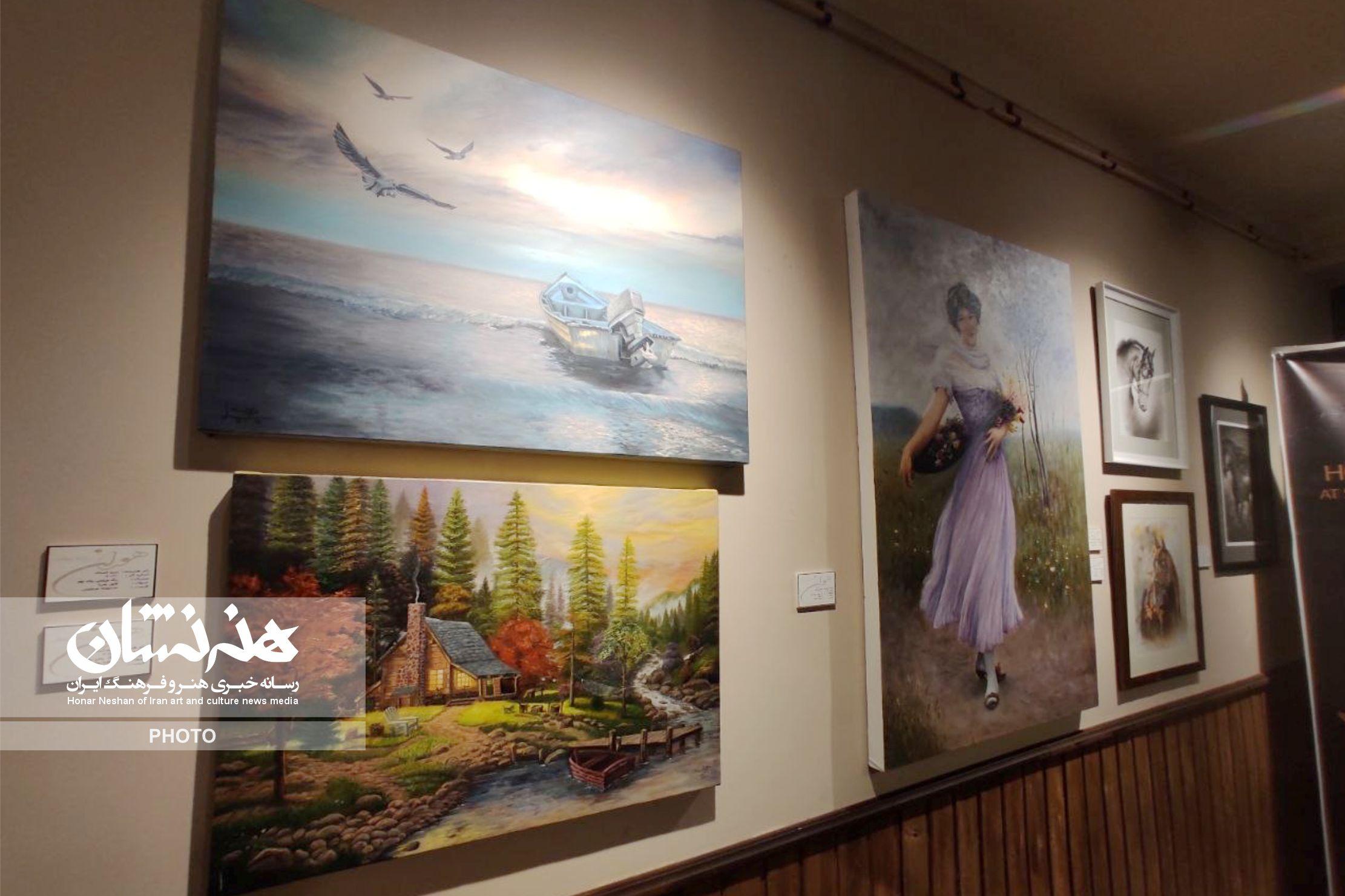 گزارش تصویری نمایشگاه گروهی «هوران درخانه صوفی»