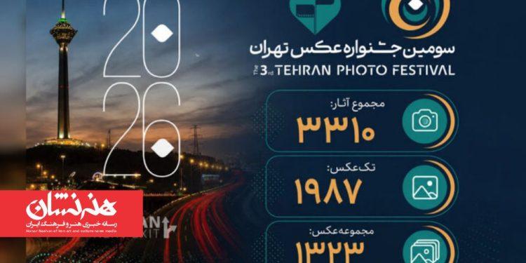 آمار آثار ارسالی به سومین جشنواره عکس «تهران»